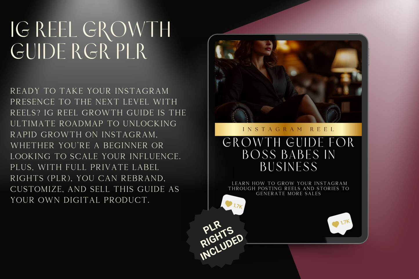 IG Reel Growth Guide – Unlock Rapid Instagram Growth (PLR Included)