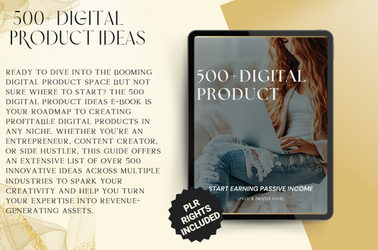 500+ Digital Product Ideas: Your Blueprint for Digital Business Success