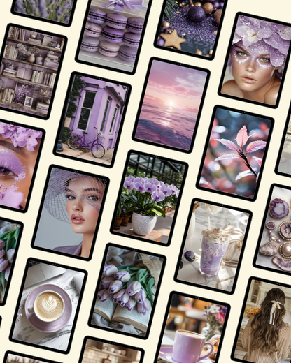 Lavender Luxe Collection – 143 Stunning Purple-Themed Stock Images for Your Brand