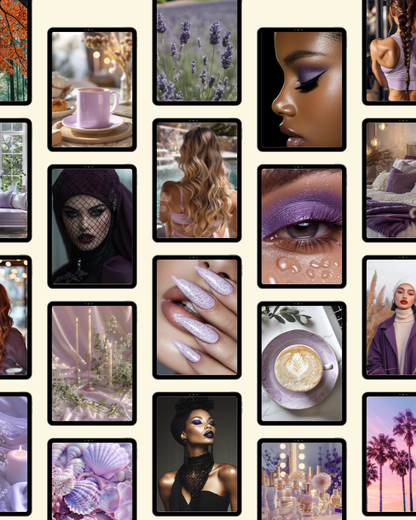 Lavender Luxe Collection – 143 Stunning Purple-Themed Stock Images for Your Brand